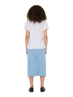 T-shirt JDY Caya Bianco scollo a V 15346547 /Bright White JDY 