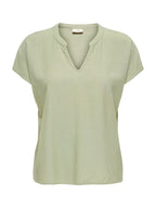 T-shirt JDY Caya Verde scollo a V 15346547 /Laurel Oak JDY 