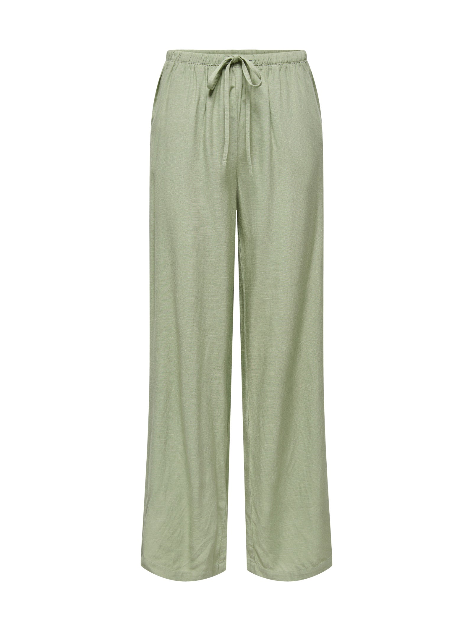 Pantalaccio JDY Caya Verde in lino 15346559 /Laurel Oak JDY 