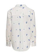 Camicia JDY Bianco Kimie ricami 15351431 /Surf Cloud Dancer JDY 