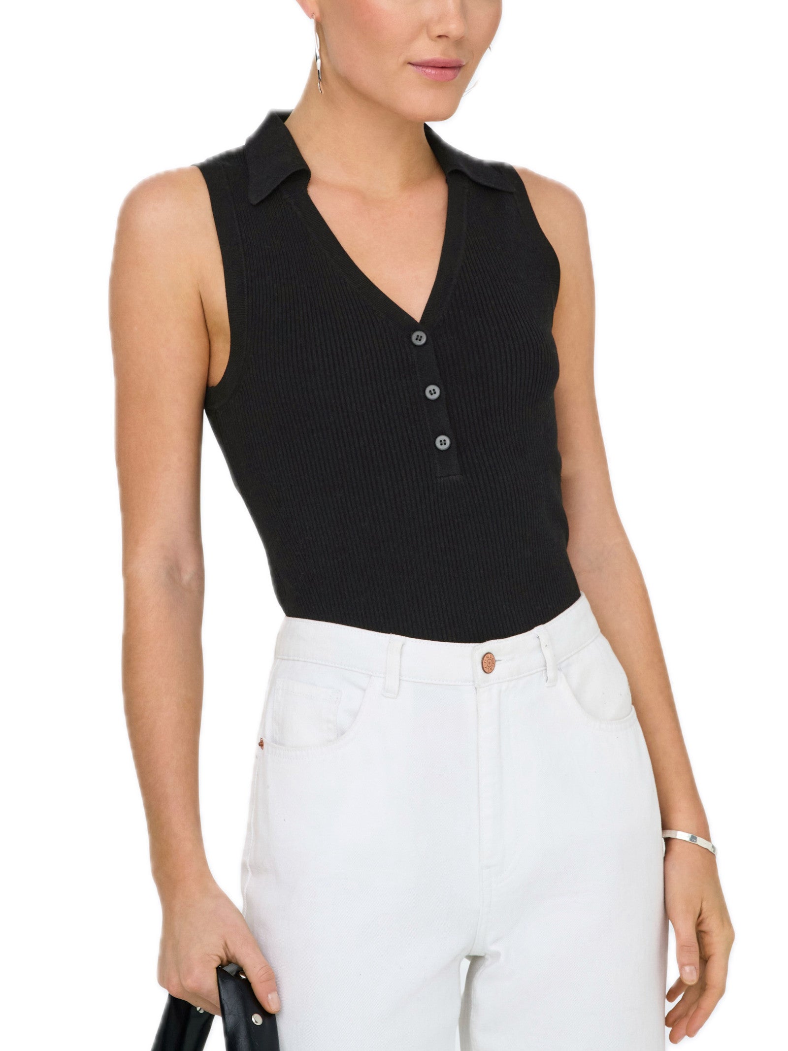 Top JDY Nero Nanna in maglia 15351433 /Black JDY 