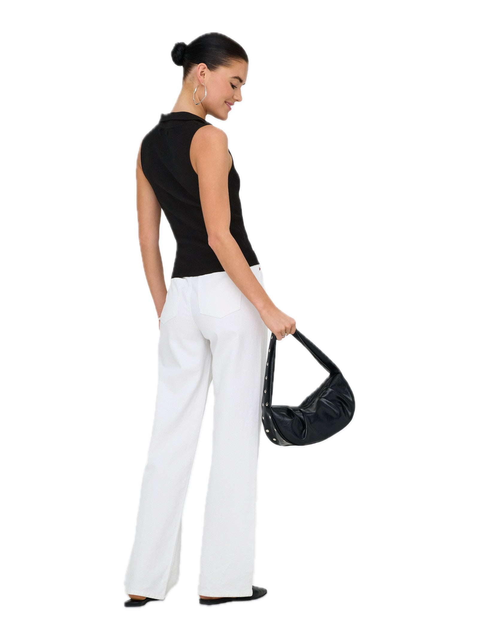 Top JDY Nero Nanna in maglia 15351433 /Black JDY 