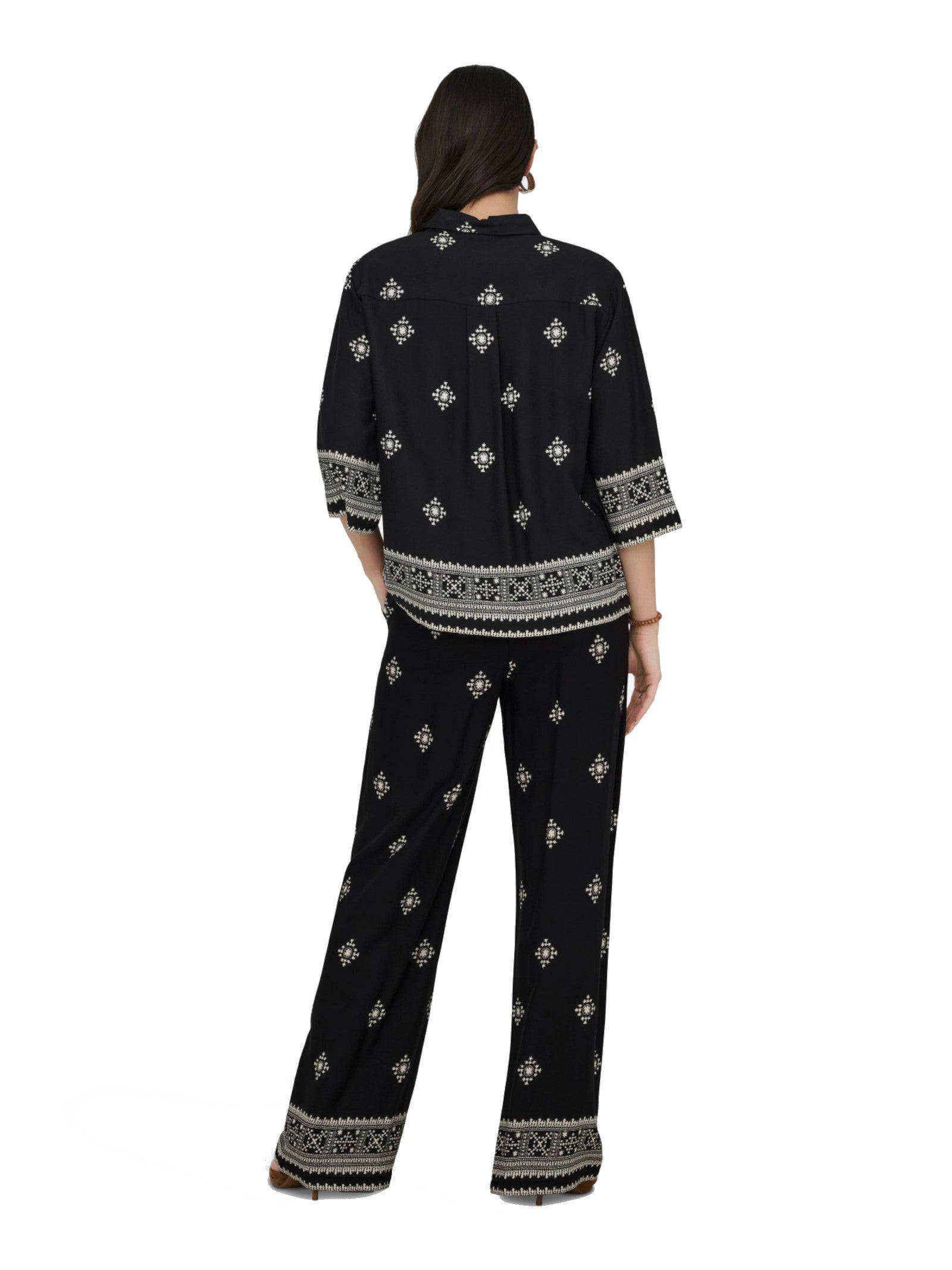 Pantalone JDY Maggie Nero fantasia 15351581 /Black JDY 