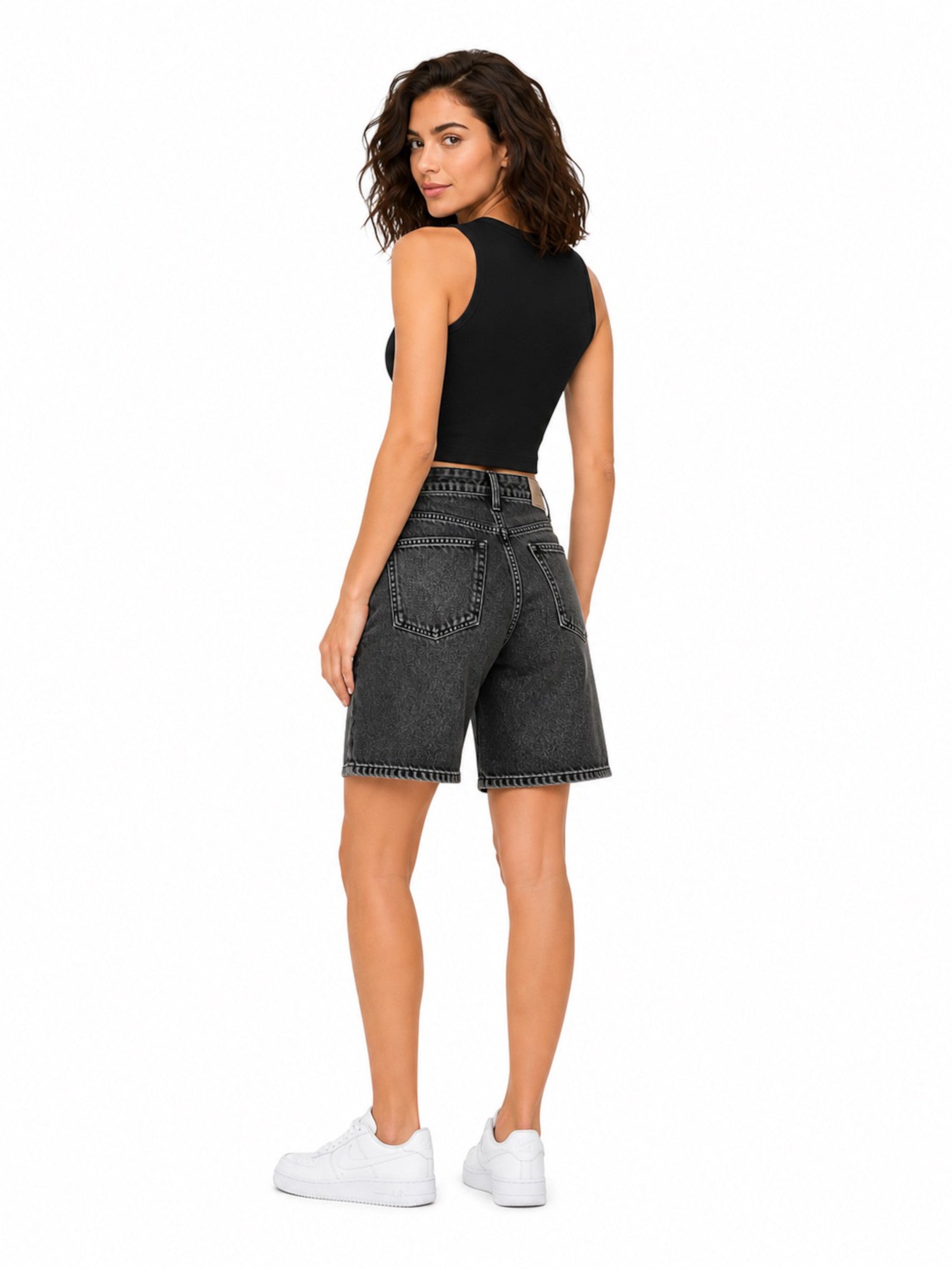 Top Only Lucky Nero cropped 15352287 /Black JDY 