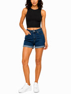 Top Only Lucky Marrone cropped 15352287 /Chicory Coffee JDY 