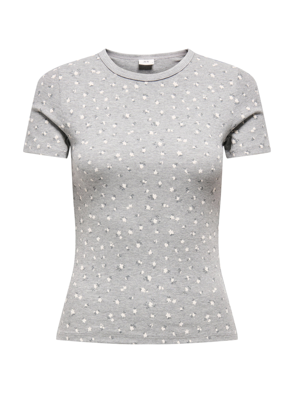 T-shirt JDY Lucky Grigio fiori 15352288 /Light Grey Melange JDY 