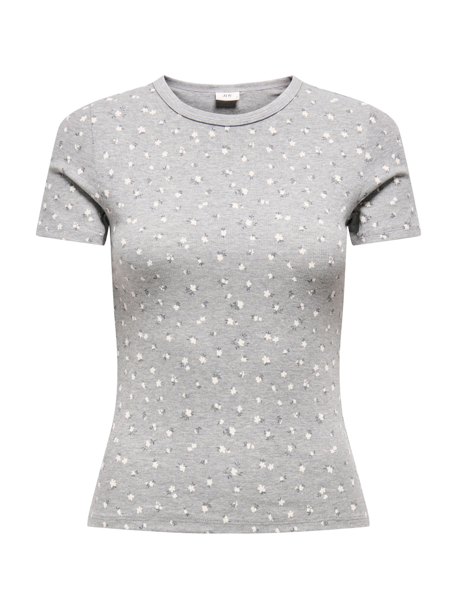 T-shirt JDY Lucky Grigio fiori 15352288 /Light Grey Melange JDY 