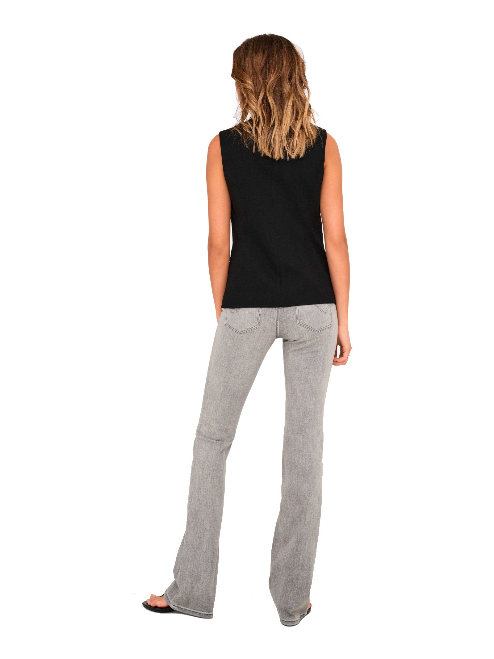 Gilet Only Nero River motivo a V 15354010 /Black JDY 