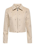 Giubbotto JDY Rowan Beige con borchie 15363425 /Oxford Tan JDY 