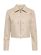 Giubbotto JDY Rowan Beige con borchie 15363425 /Oxford Tan JDY 