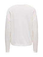Maglia JDY  Liv Bianca scollo a V 15363546 /Cloud Dancer JDY 