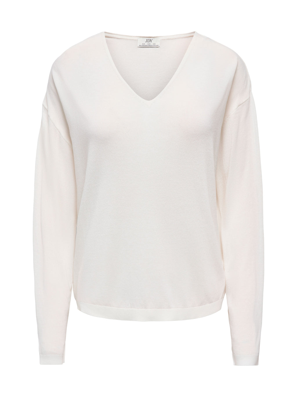 Maglia JDY  Liv Bianca scollo a V 15363546 /Cloud Dancer JDY 