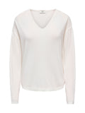 Maglia JDY  Liv Bianca scollo a V 15363546 /Cloud Dancer JDY 
