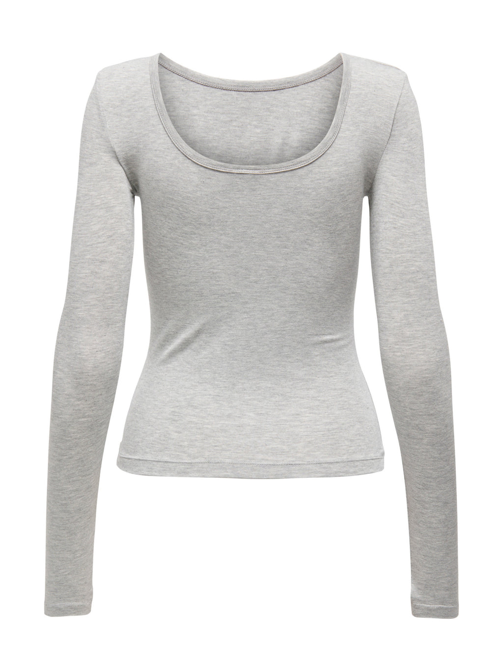 T-shirt JDY Mila Grigio basic 15364517 /Light Grey Melange JDY 