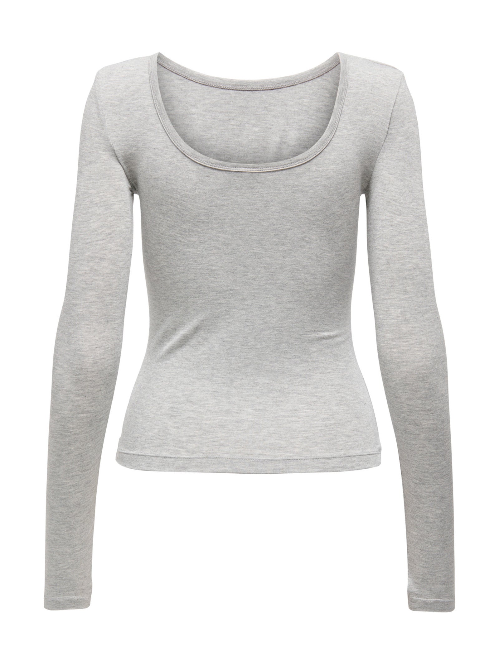 T-shirt JDY Mila Grigio basic 15364517 /Light Grey Melange JDY 