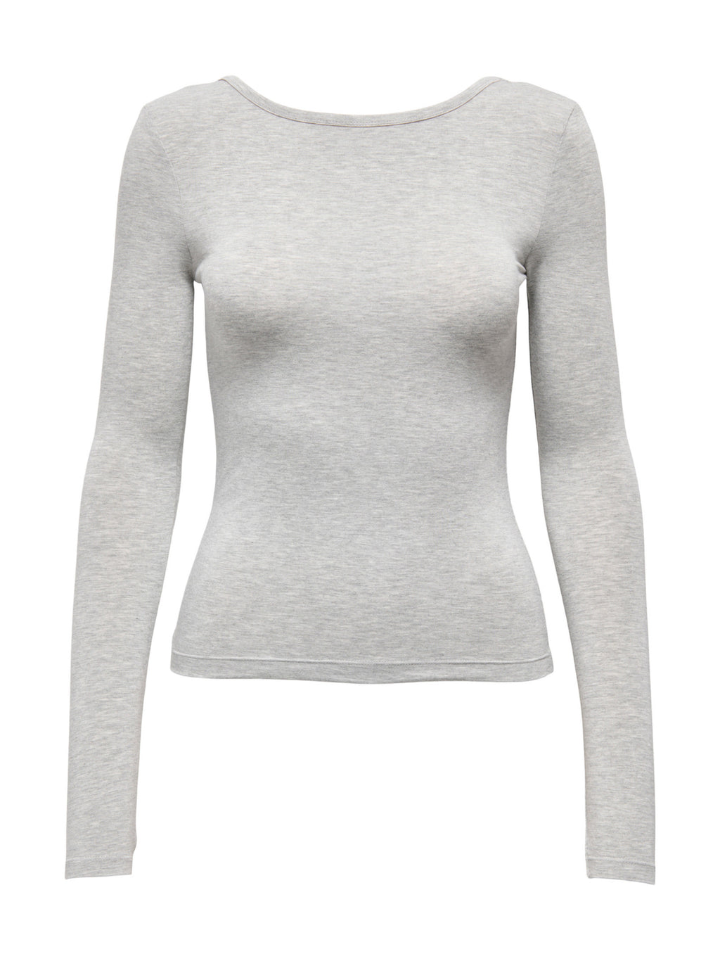 T-shirt JDY Mila Grigio basic 15364517 /Light Grey Melange JDY 