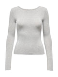 T-shirt JDY Mila Grigio basic 15364517 /Light Grey Melange JDY 