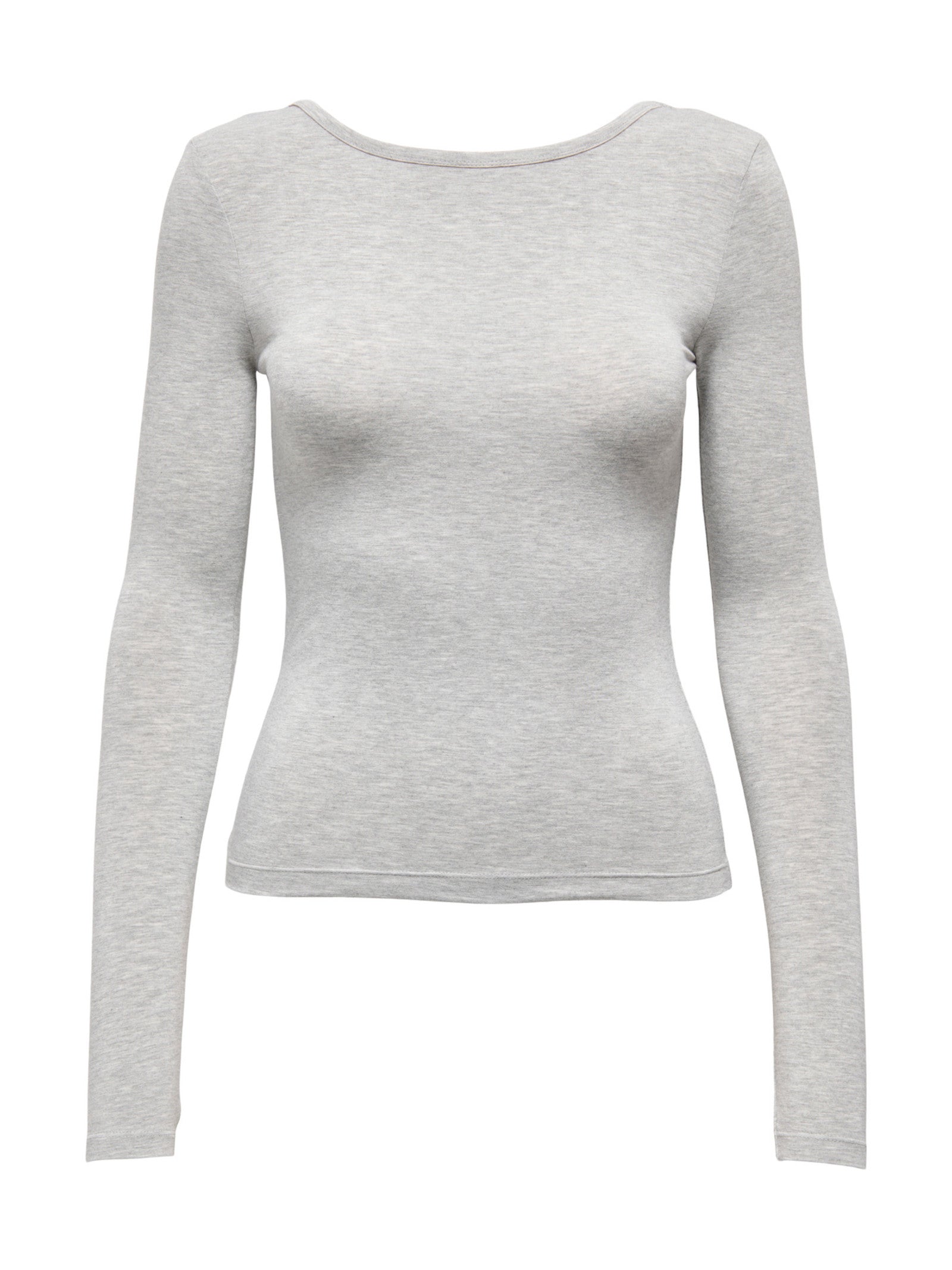 T-shirt JDY Mila Grigio basic 15364517 /Light Grey Melange JDY 