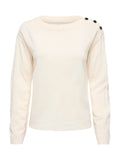 Maglia JDY Laura Panna con bottoni 15366136 /Eggnog JDY 