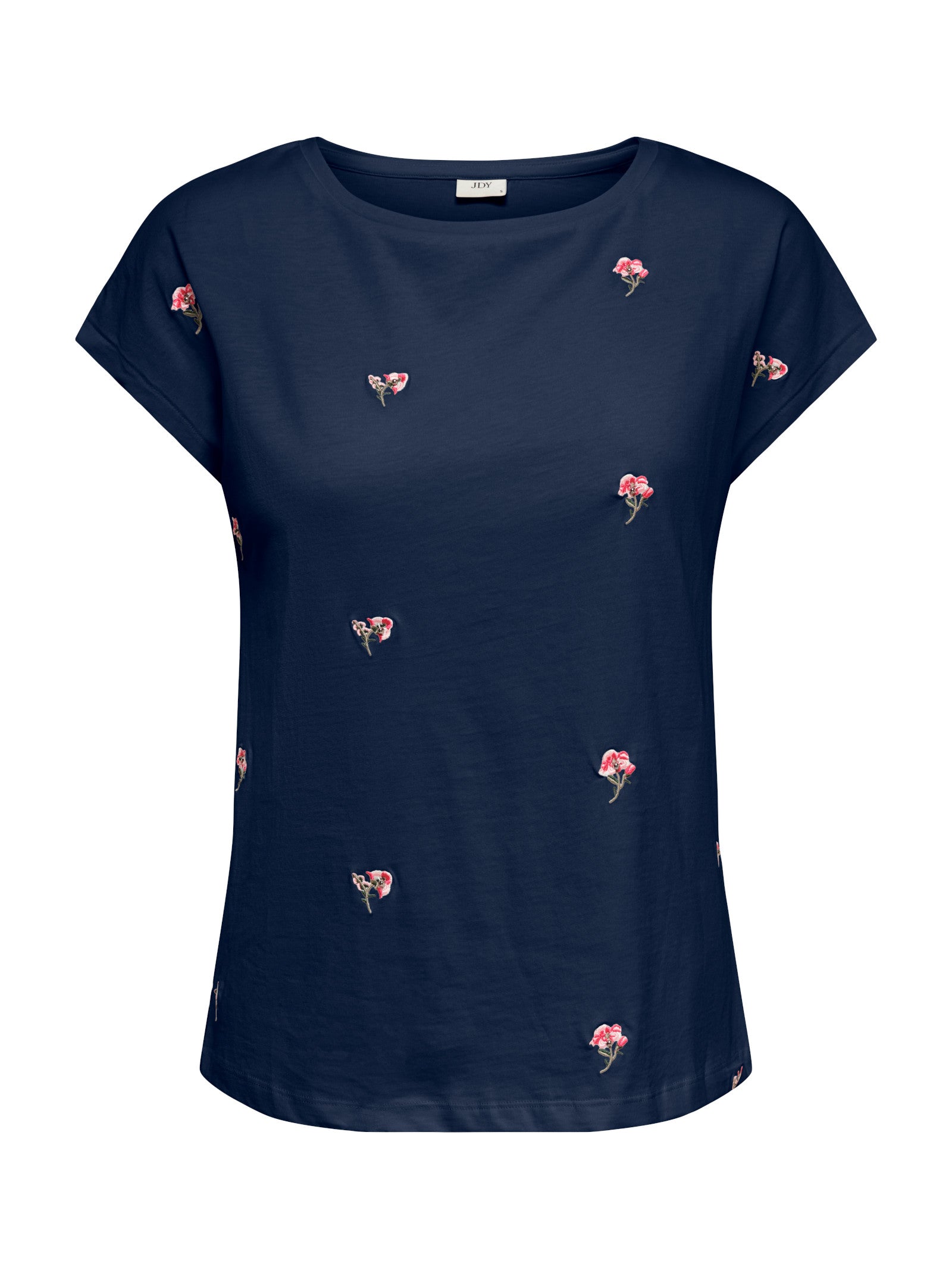 T-shirt JDY Blu Tia con ricami 15369918 /Black Iris JDY 
