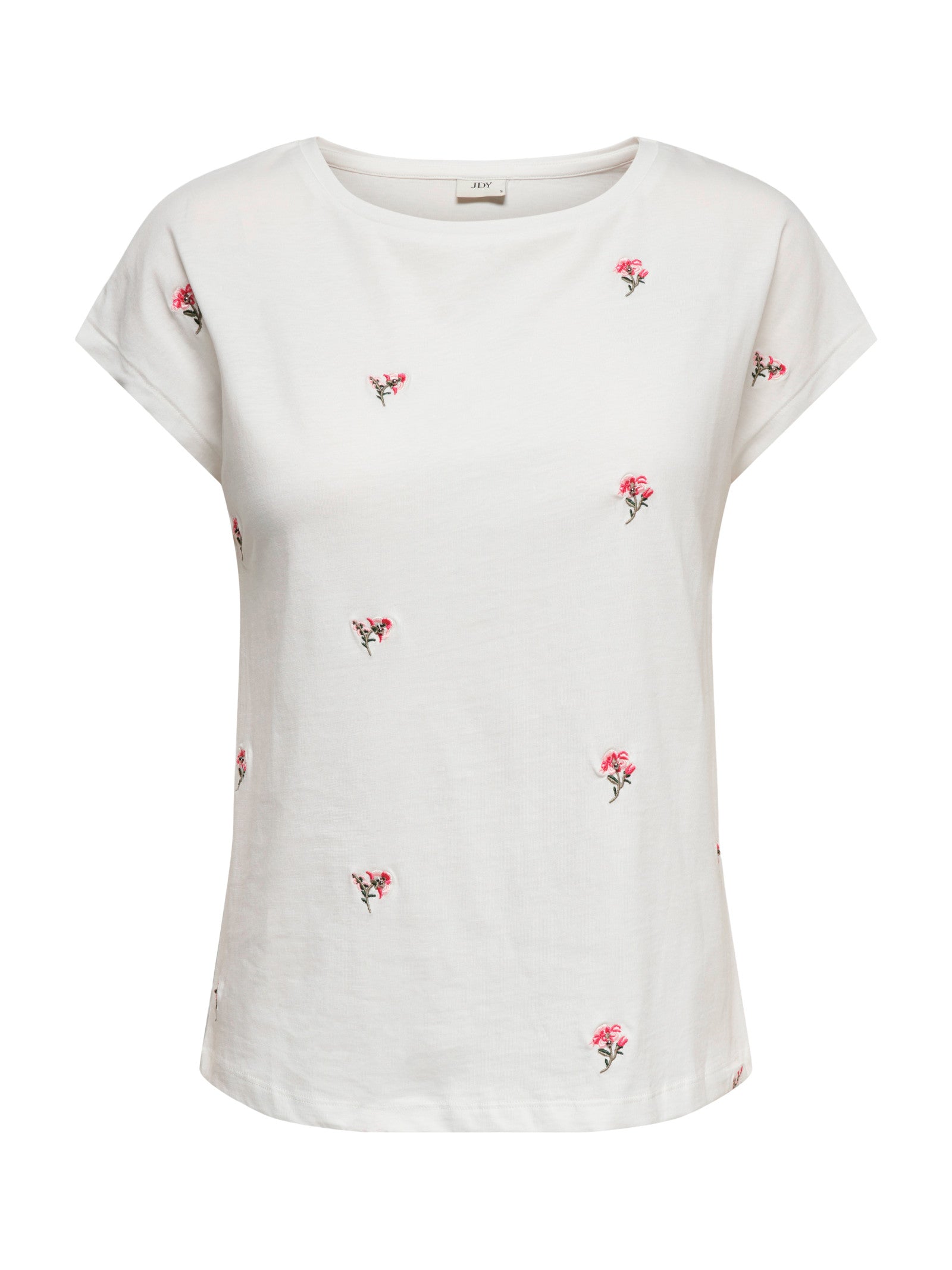 T-shirt JDY Bianco Tia con ricami 15369918 /Cloud Dancer JDY 