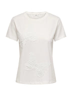 T-shirt JDY Bianco Bena basic 15372292 /Cloud Dancer JDY 
