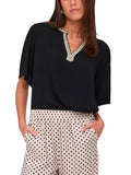 Blusa JDY Nero Liva scollo a V 15373083 /Black JDY 