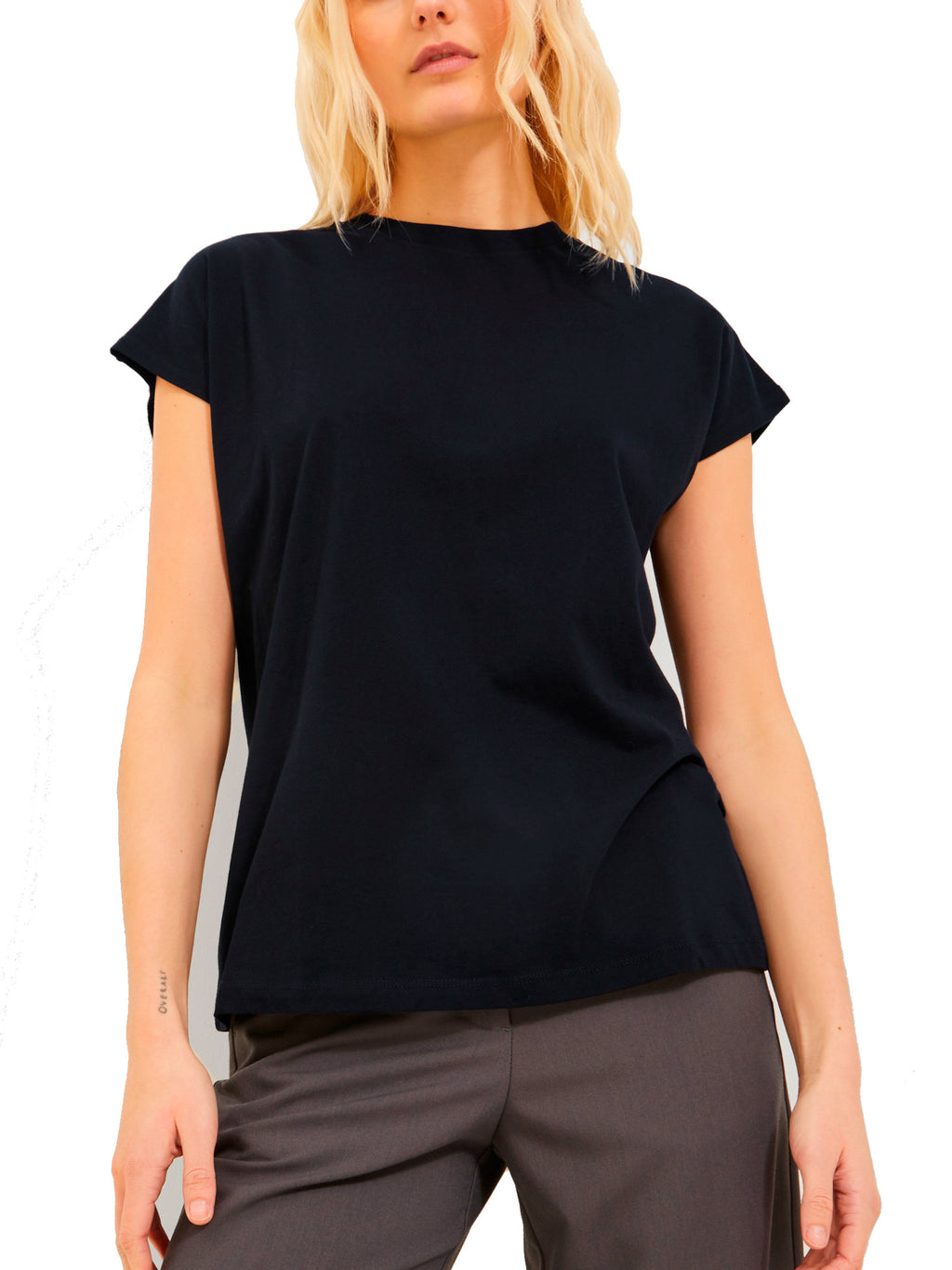 T-Shirt JJXX Astrid Donna Nero manica corta 12200190 /Black JJXX 