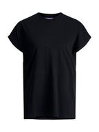T-Shirt JJXX Astrid Donna Nero manica corta 12200190 /Black JJXX 