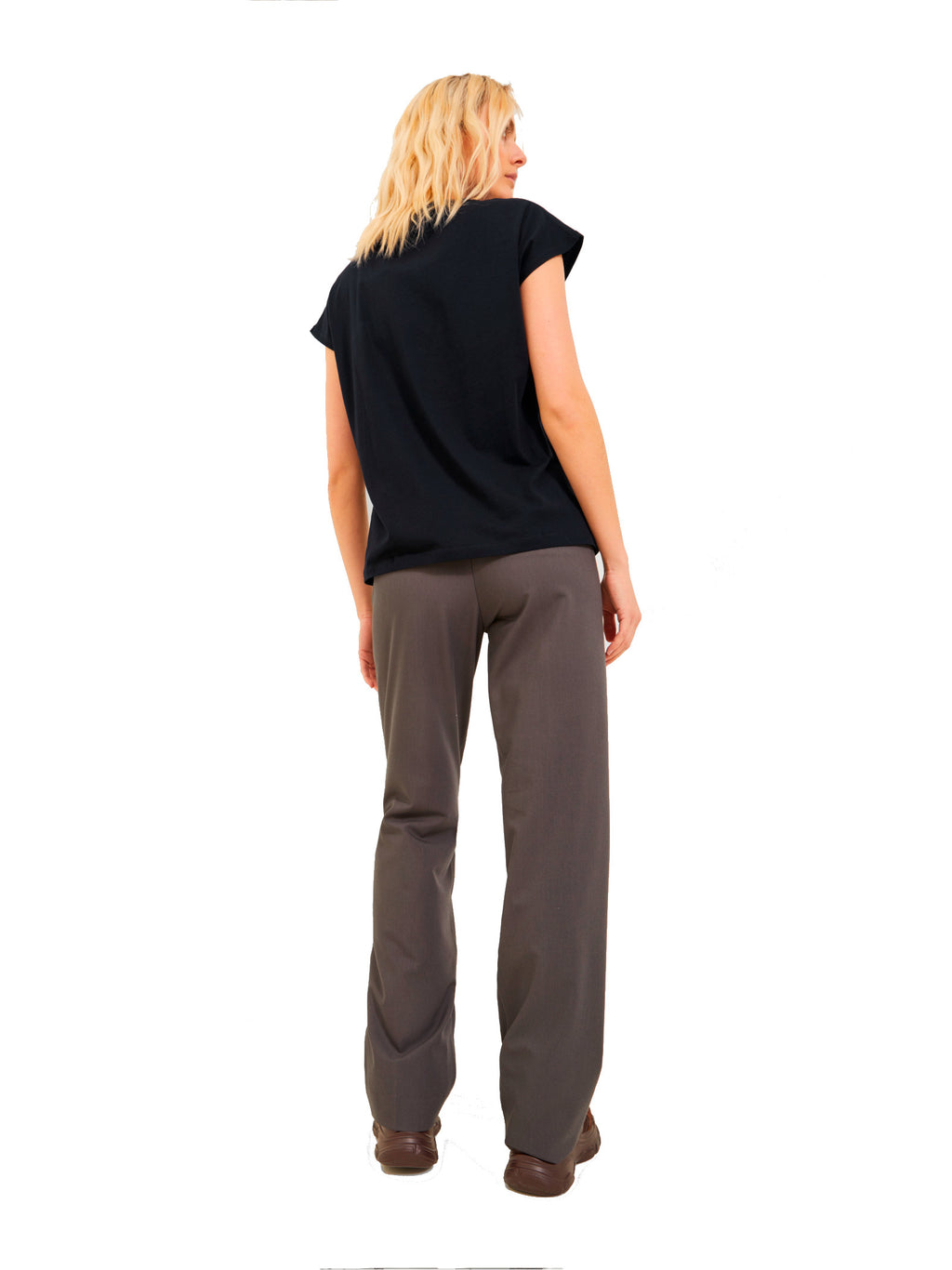 T-Shirt JJXX Astrid Donna Nero manica corta 12200190 /Black JJXX 