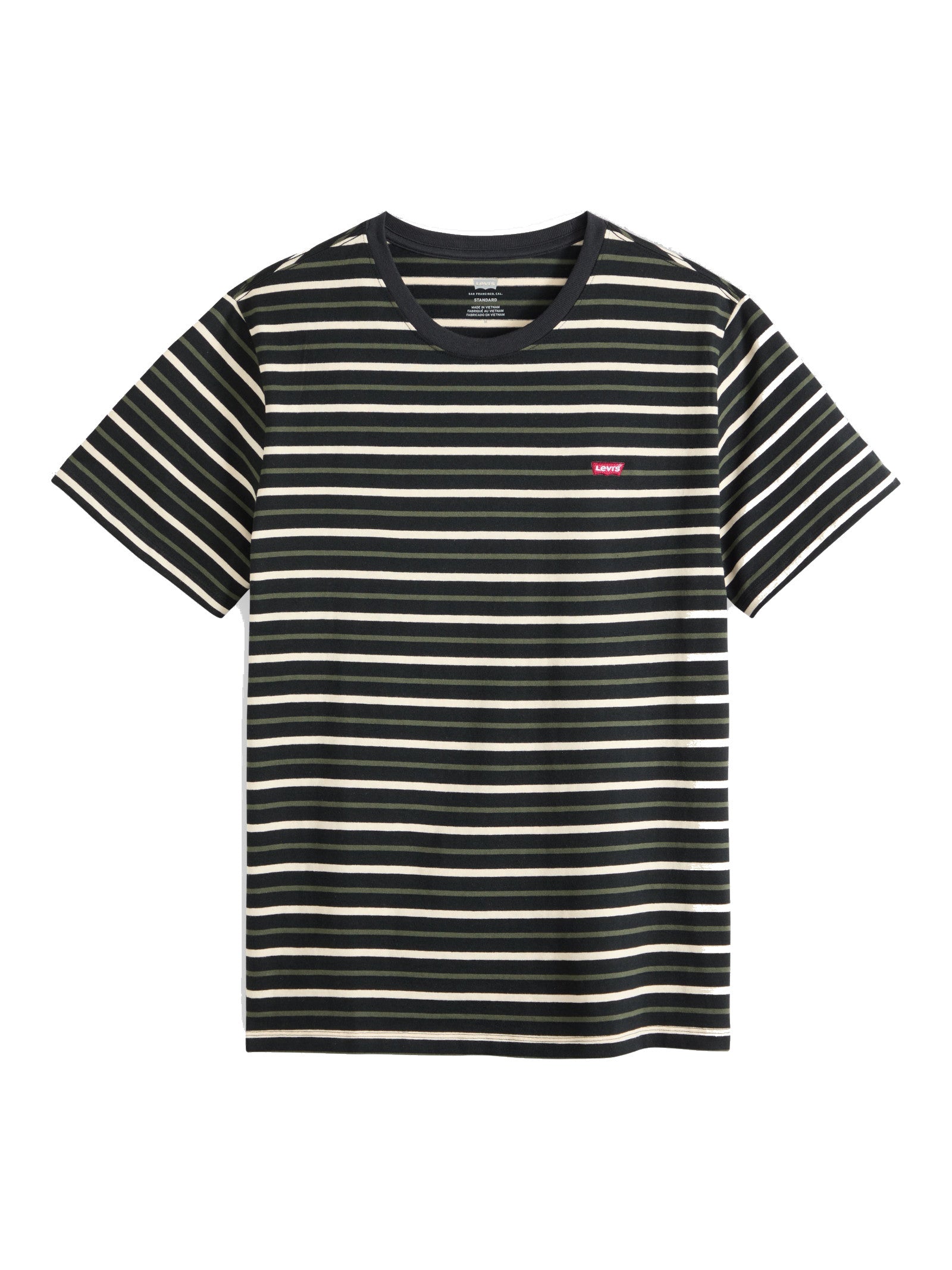 T-Shirt Levi's® Original Nero verde a righe 5660503 03 LEVI'S® 
