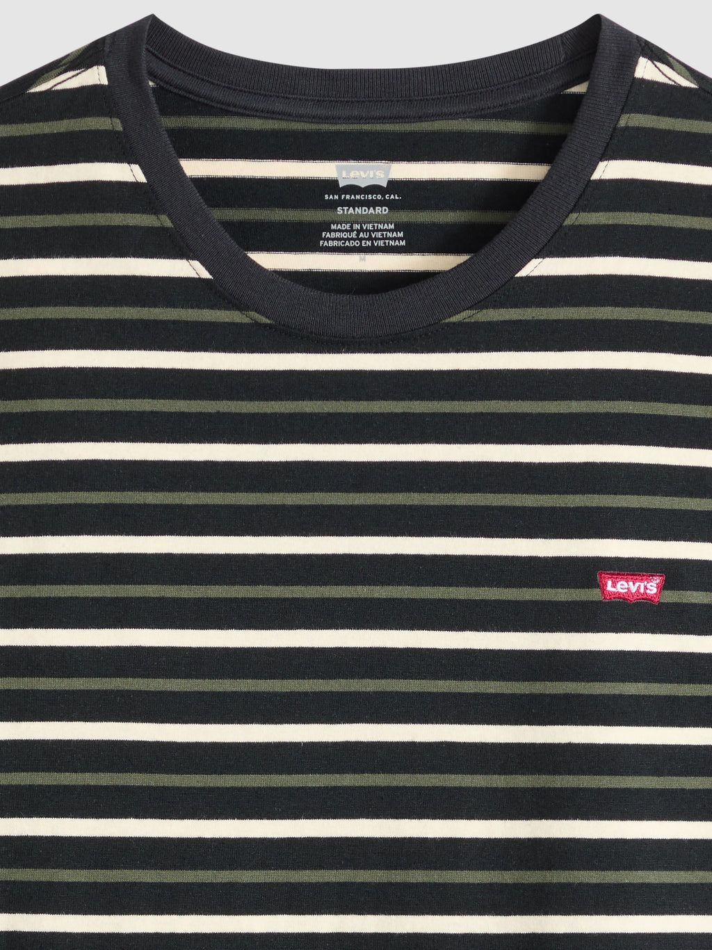 T-Shirt Levi's® Original Nero verde a righe 5660503 03 LEVI'S® 