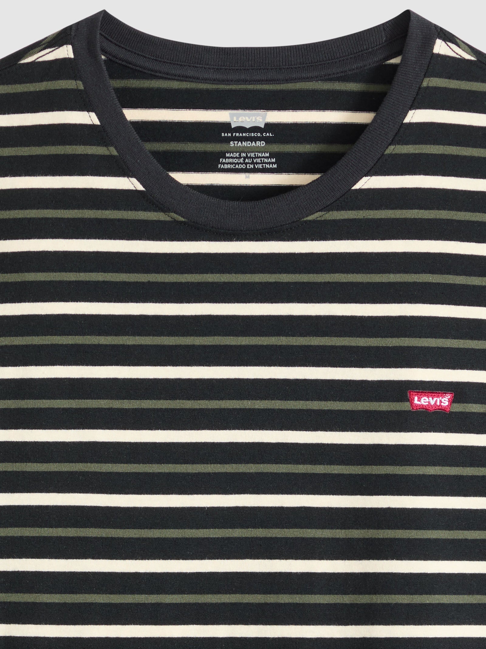 T-Shirt Levi's® Original Nero verde a righe 5660503 03 LEVI'S® 