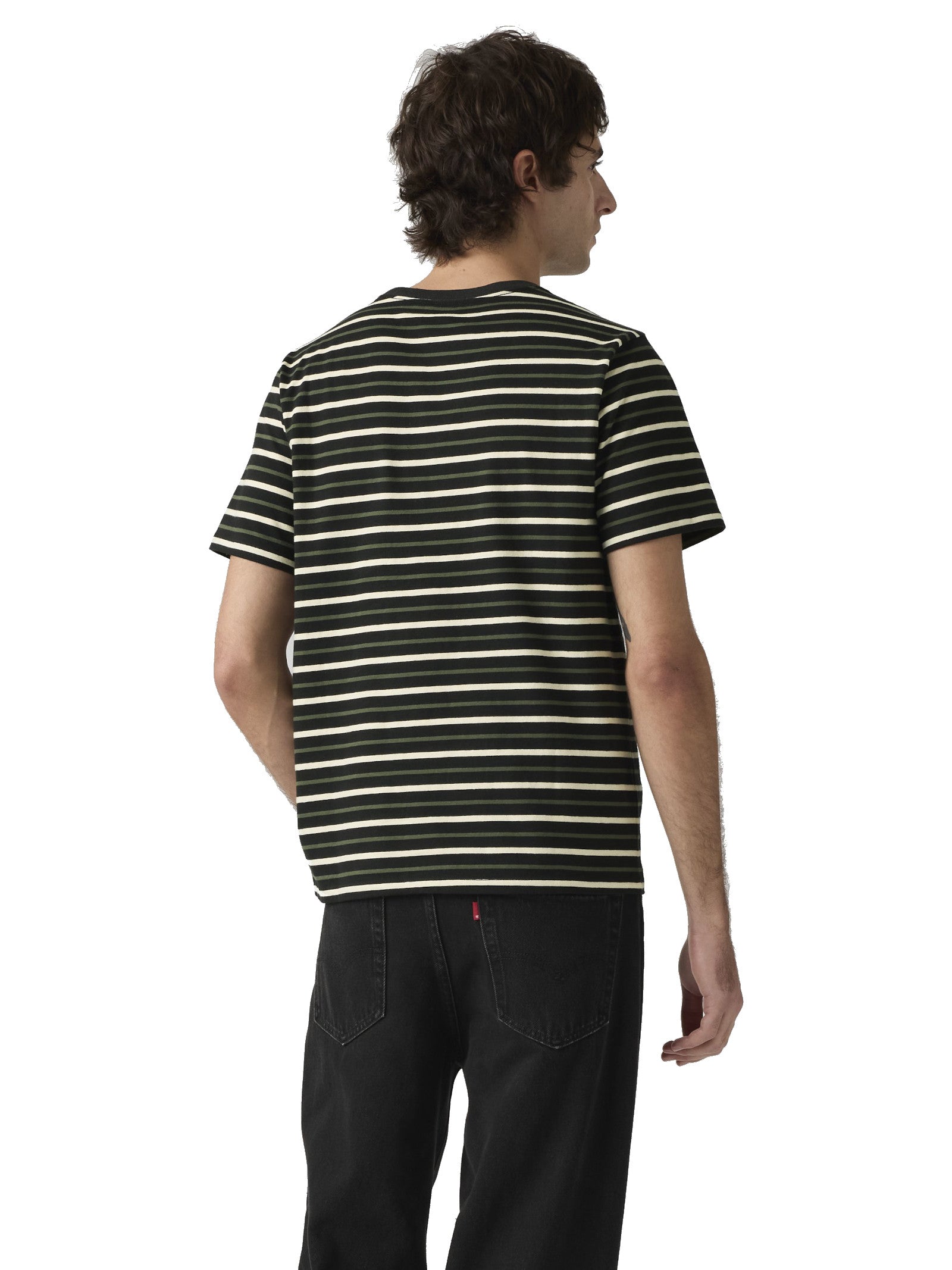 T-Shirt Levi's® Original Nero verde a righe 5660503 03 LEVI'S® 