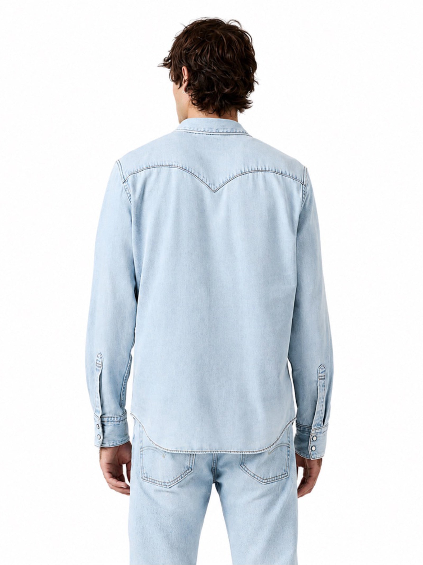 Camicia Levi's® Barstow Western Light Blue denim 8574401 47 LEVI'S® 