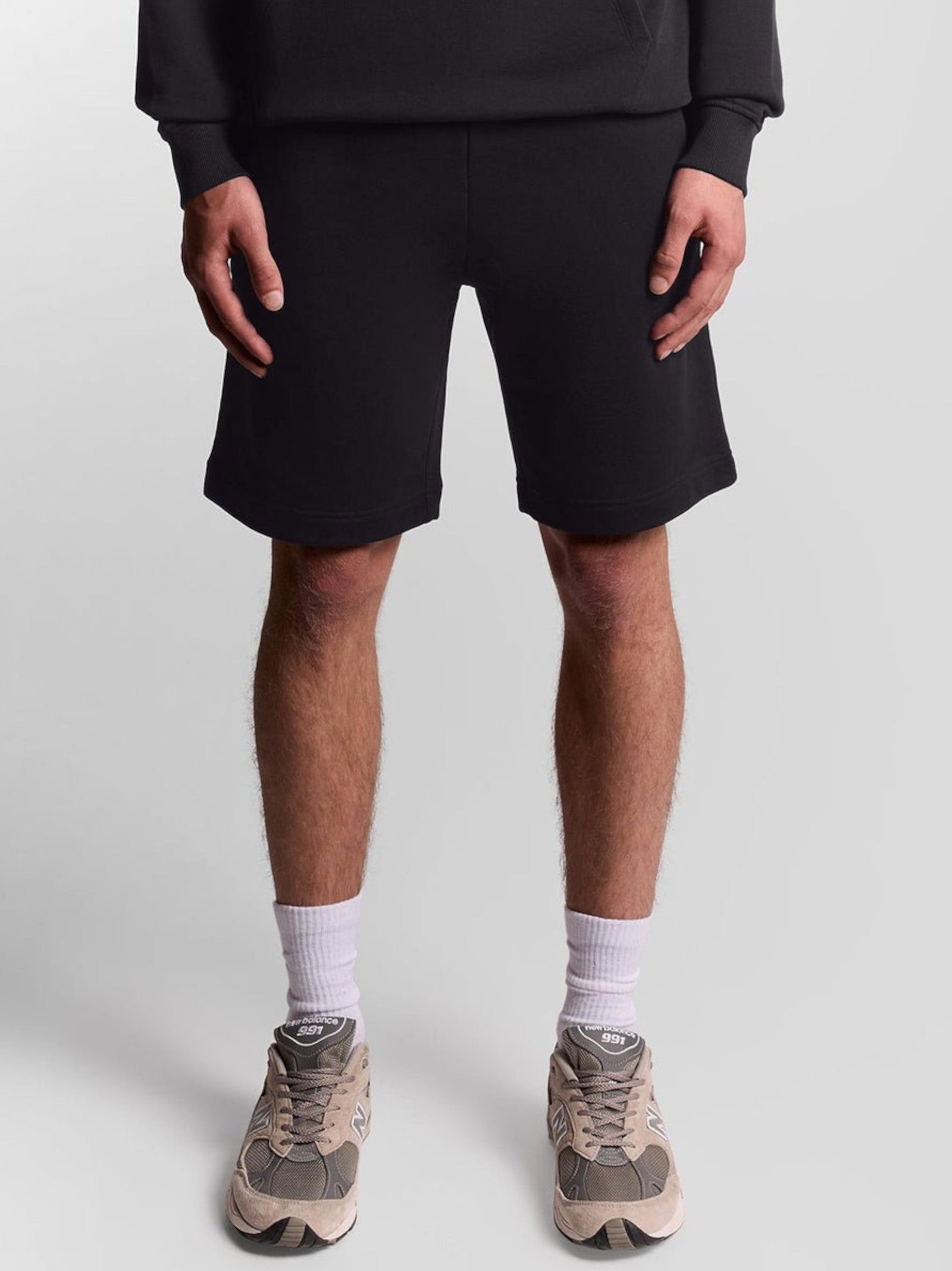 Bermuda Lyle & Scott Nero in felpa ML414VOG JET BLACK LYLE & SCOTT 