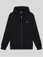 Felpa Lyle & Scott Nero cappuccio e zip ML420VOG JET BLACK LYLE & SCOTT 
