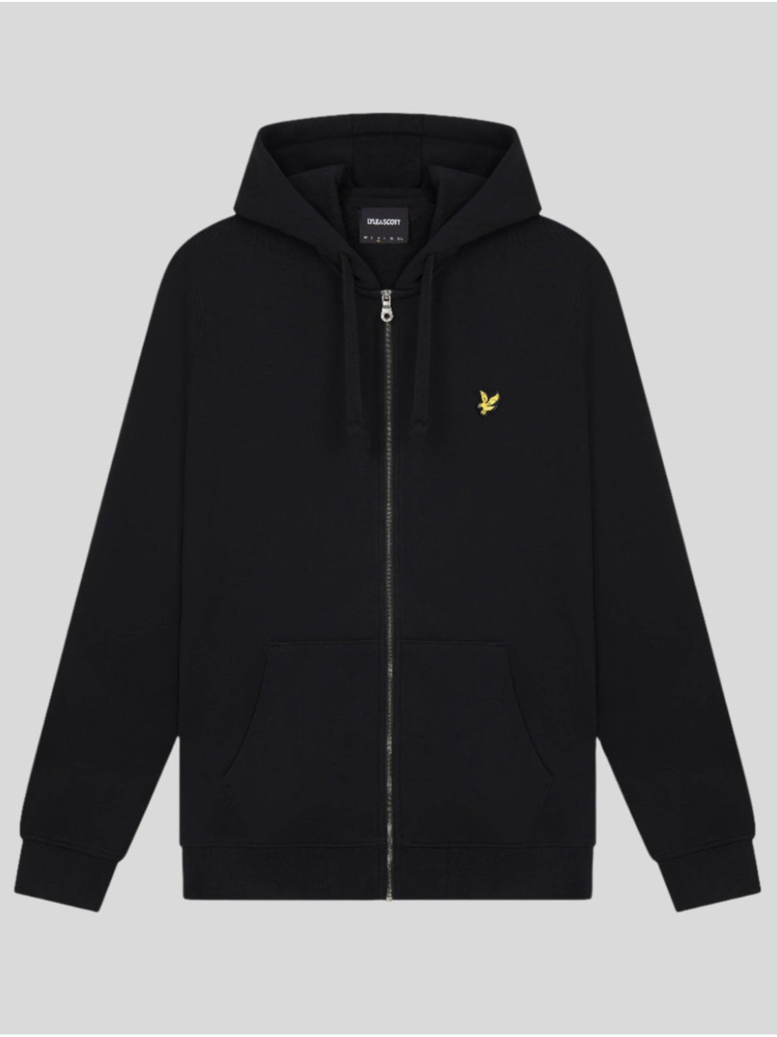 Felpa Lyle & Scott Nero cappuccio e zip ML420VOG JET BLACK LYLE & SCOTT 