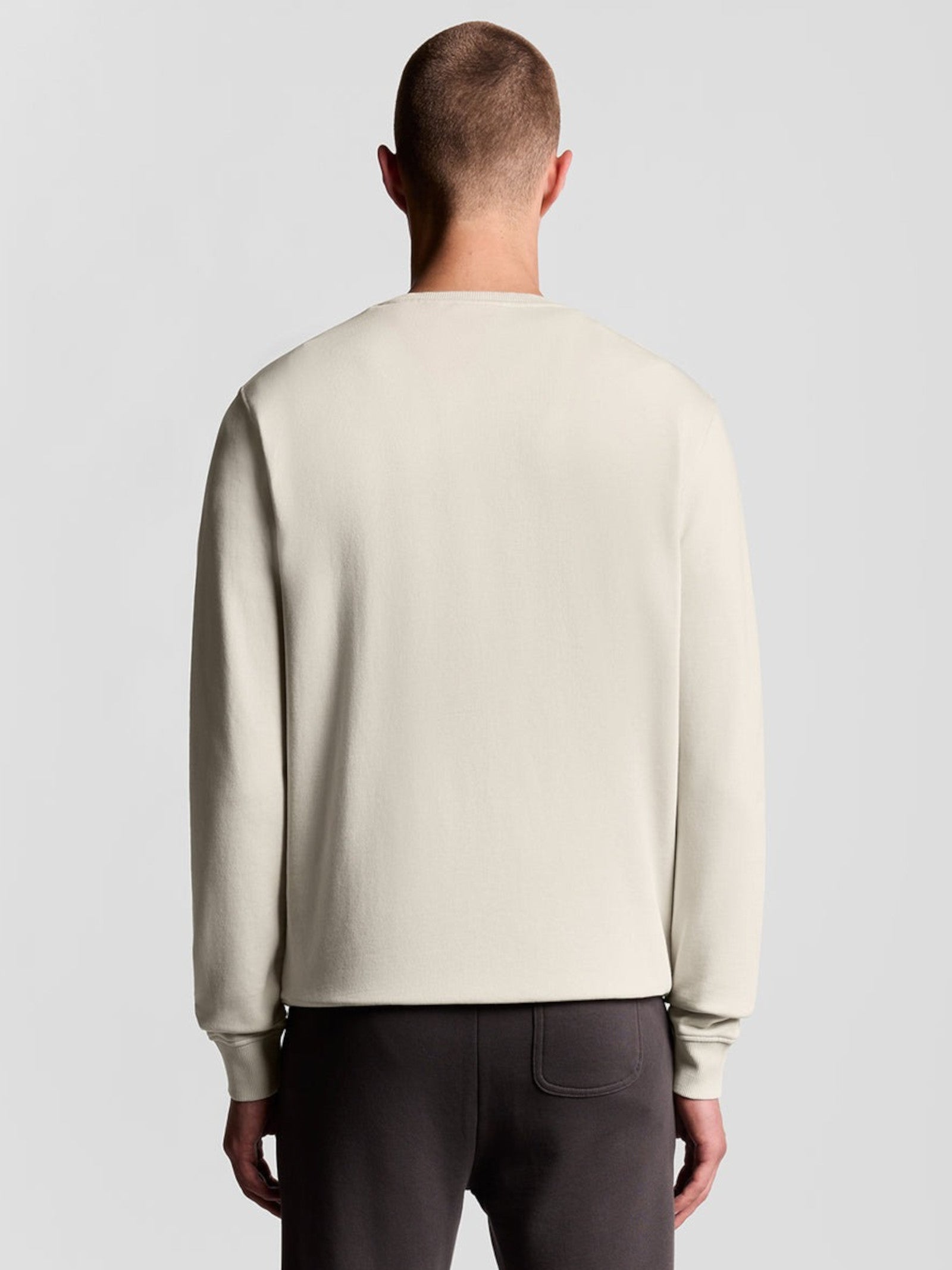 Felpa Lyle & Scott Beige girocollo ML424VOG COVE LYLE & SCOTT 