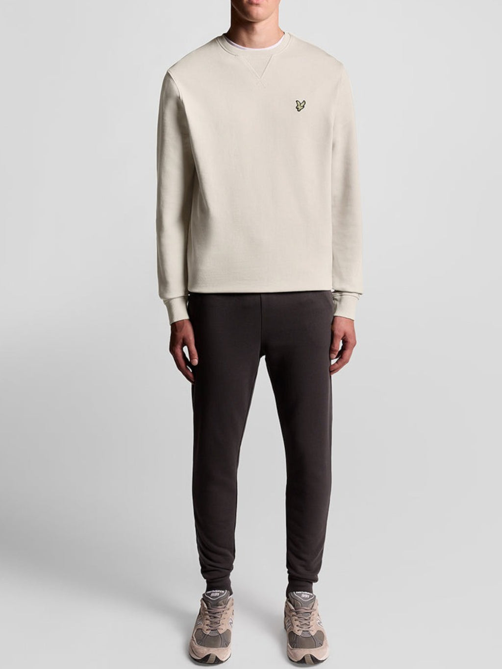 Felpa Lyle & Scott Beige girocollo ML424VOG COVE LYLE & SCOTT 