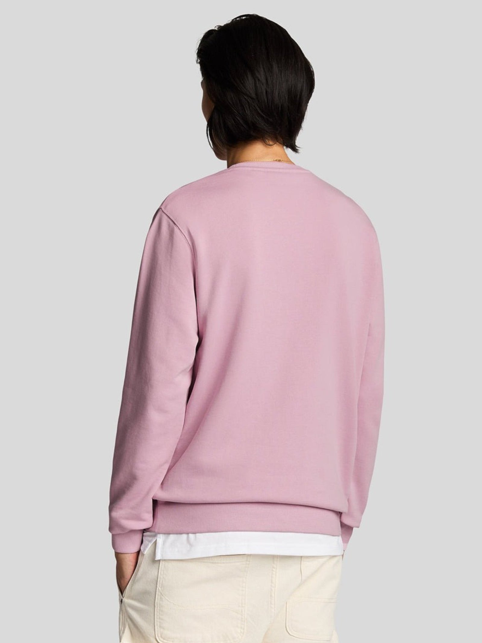 Felpa Lyle & Scott Rosa girocollo ML424VOG PINK LYLE & SCOTT 