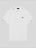 Polo Lyle & Scott Bianco colletto riga SP2402V WHITE LYLE & SCOTT 