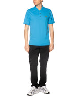 Polo Lyle & Scott Azzurro colletto logo SP400VOG SEA BLUE LYLE & SCOTT 