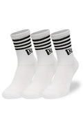 Calzini New Era Bianco Tripack 13113626 WHI NEW ERA 