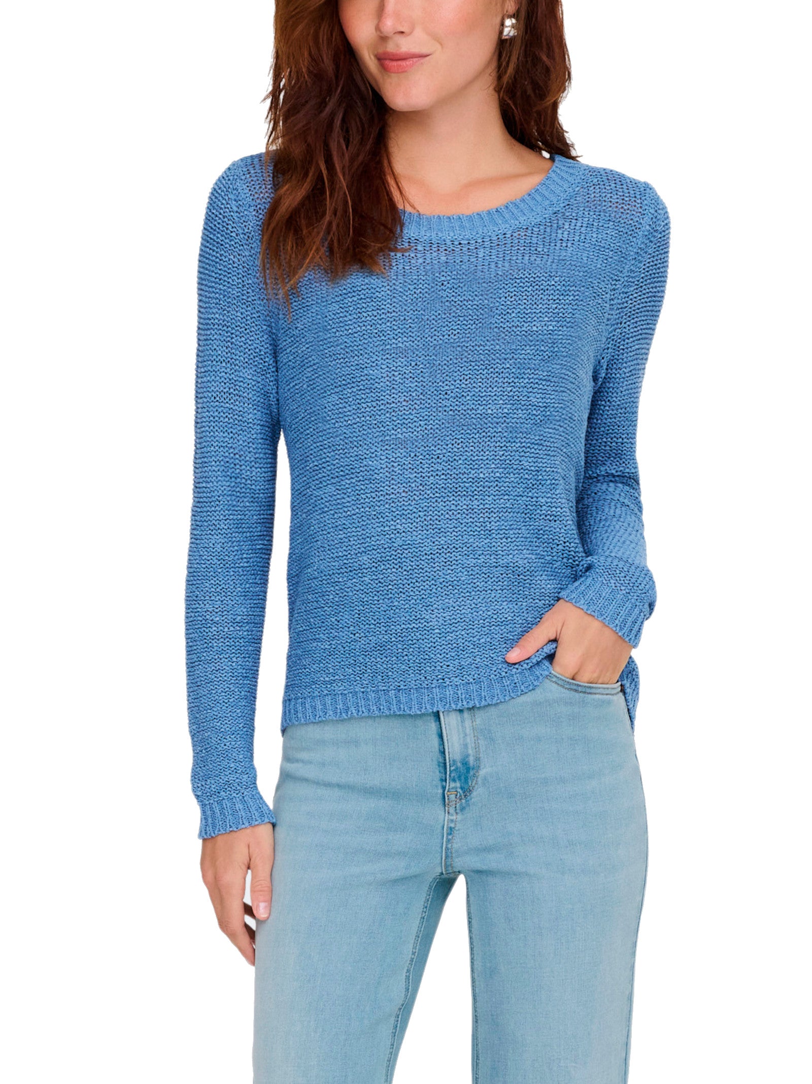 Maglia Only Celeste Gina con lavorazione a maglia 15113356 /Riviera ONLY 