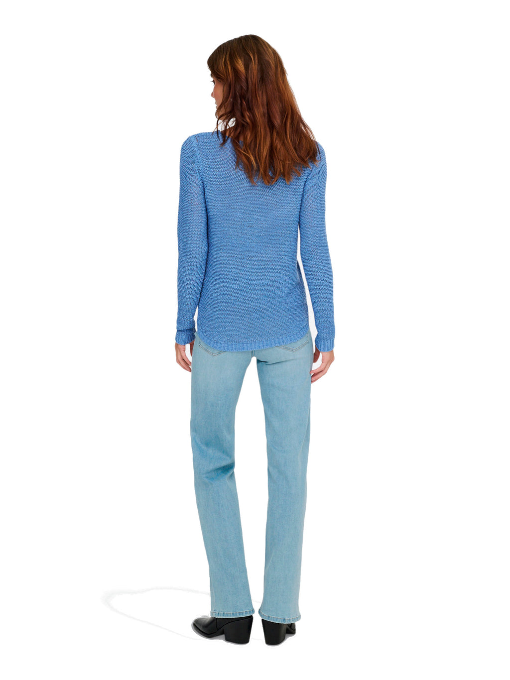 Maglia Only Celeste Gina con lavorazione a maglia 15113356 /Riviera ONLY 