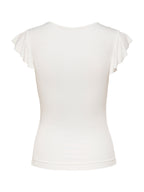 T-shirt Only Belia Bianco manica corta 15227187 /Cloud Dancer ONLY 