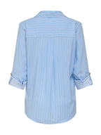 Camicia Only Yasmin Celeste con scollo a V 15281677 SERENITY SILVA ONLY 