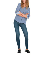 Camicia Only Yasmin Blu con scollo a V 15281677 /Peacoat ONLY 