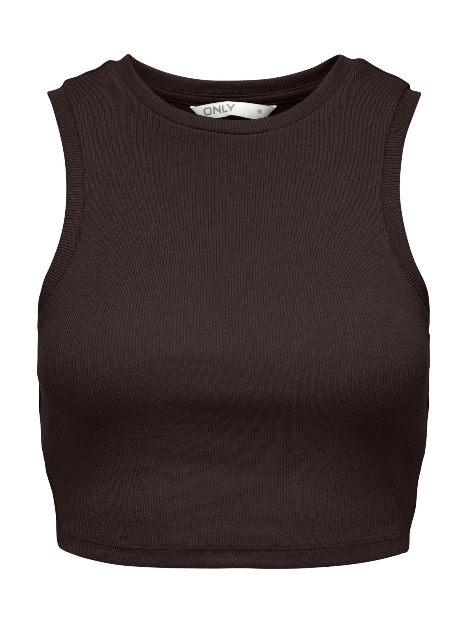 Top Only Vilma Marrone smanicato 15282771 /Black Coffee ONLY 